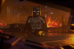 TT's Lego Batman (2026) recreates the iconic scene from The Batman, where the superhero slowly walks toward the Penguin, who is pinned in an upside down crashed car. 